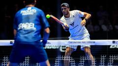 Ale Galán y Paquito Navarro durante el Madrid P1 de Premier Padel.