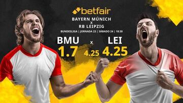 Bayern de Múnich vs. RB Leipzig: horario, TV, estadísticas, clasificación y pronósticos