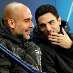 Guardiola reconoce que Arteta está hablando con el Arsenal