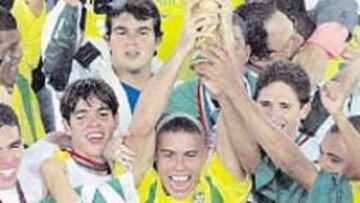 <b>CAMPEÓN. </b>Brasil se llevó el Mundial de 2002, que televisó Antena 3.