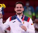 La medalla de plata de Damián Quintero en Kárate en imágenes