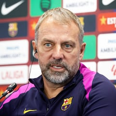 Flick: “Lamine nota dolor algunos días, pero ha mejorado”