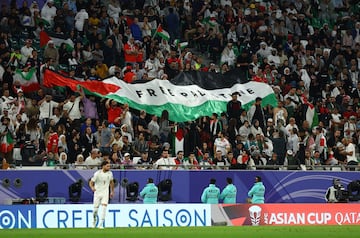 Imagen del partido Irán vs Palestina en la Copa Asiática Qatar 2024.