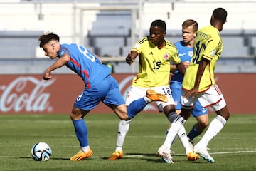 Imágenes del partido entre Colombia y Eslovaquia por los octavos de final del Mundial Sub 20 en el estadio San Juan del Bicentenario.