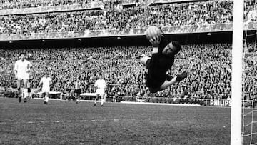 Betancort, en un partido en el Bernabéu.