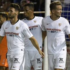 El Sevilla cierra la pretemporada con un empate en Almendralejo