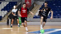 Entrenamiento del Palma Futsal.