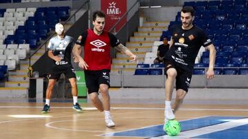 Entrenamiento del Palma Futsal.