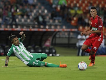 Atlético Nacional no pasó del empate sin goles ante Patriotas en el Atanasio Girardot en el marco de la tercera fecha de la Liga Águila II-2018. El equipo de Jorge Almirón sigue en deuda ante su gente, ya que no gana en condición de local desde mayo.