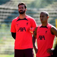 Liverpool pair Alisson and Jota ruled out of Community Shield
