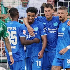 Malik Tillman debuta con gol en empate del Bayer Leverkusen ante el Werder Bremen