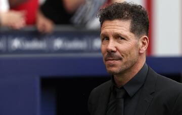 Fotografía de Diego Pablo Simeone el 17 de abril del 2022 durante un encuentro frente al Espanyol .