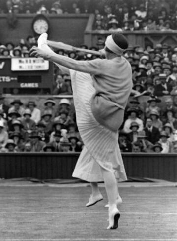 1924: Suzanne Lenglen.