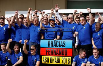 McLaren le brindó una despedida al que fue su piloto las últimas 4 temporadas.