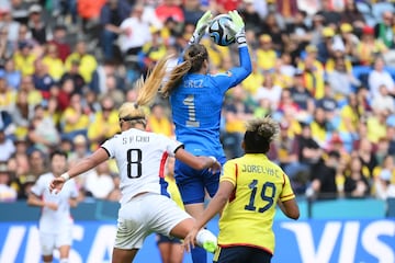 Mira las mejores imágenes del debut de la Selección Colombia en el Mundial Femenino de Australia y Nueva Zelanda ante Corea del Sur.