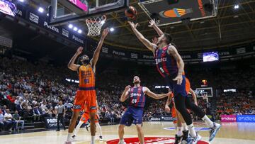 30/05/22 BALONCESTO BASKET
LIGA ENDESA LIGA ACB PLAYOFF TERCER PARTIDO
VALENCIA - BASKONIA
LOUIS LABEYRIE MARTIN HERMANNSSON SAM VAN ROSSOM