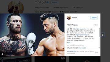 Balotelli no sabe lo que hace: ahora pica a Conor McGregor