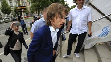 Modric testifica en un juicio por corrupción en el fútbol croata