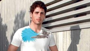 <b>EN CHAPÍN. </b>Gioda ya se encontraba ayer en Jerez y acudió al feudo azulino.