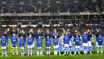 La plantilla txuri-urdin se conjura para lograr su primera gran victoria en el nuevo Anoeta