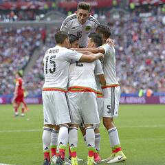 México consigue tercer triunfo en Confederaciones ante anfitrión