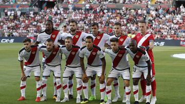 19/08/18 PARTIDO PRIMERA DIVISION
RAYO VALLECANO - SEVILLA
EQUIPO ONCE FORMACION