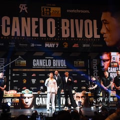 El Canelo Álvarez se presenta este sábado en la T-Mobile Arena para su décima quinta pelea en Las Vegas
