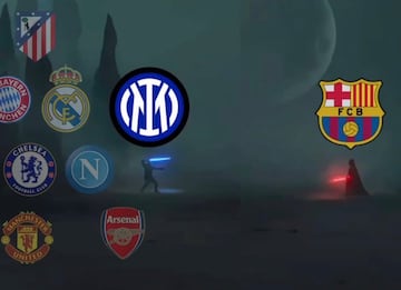 Los mejores memes de la eliminatoria de infarto entre el Inter y el Barcelona