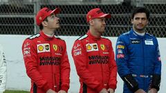 Los pilotos de F1 en la parrilla del Circuit durante la pretemporada.