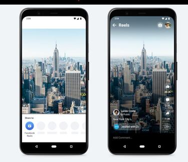 Facebook estrena una nueva forma de compartir Reels