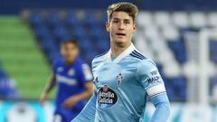 Miguel Baeza, en la visita del Celta al Coliseum.