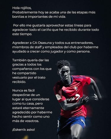 Adama Boiro ya es uno m¨¢s en las instalaciones de Lezama