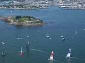 Los olímpicos se apuntan al vuelo del F50 Victoria en Aarhus