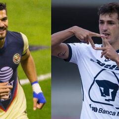 Los jugadores a seguir del partido entre América y Pumas en la Liga MX