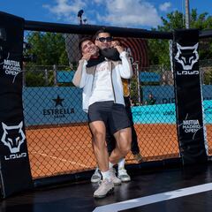 Así fue la ‘pelea’ entre Alcaraz y Topuria