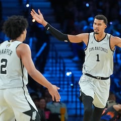 Triste Copa para Victor Wembanyama