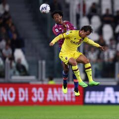 Cuadrado juega 30 minutos en la victoria de Juventus