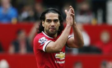 Falcao jugó una hora y se fue con aplausos de Old Trafford.