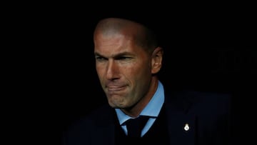 Zidane, en la eliminación del Madrid ante el Leganés.