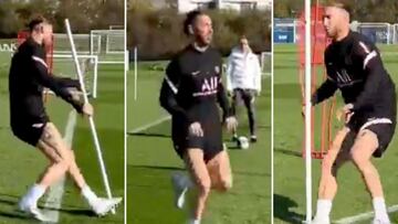 Así avanza Sergio Ramos: ejercicios con balón