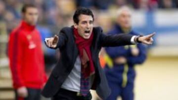 El entrenador del Sevilla, Unai Emery.