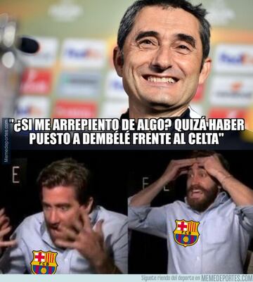 Los memes más divertidos del Barcelona-Valencia de Copa