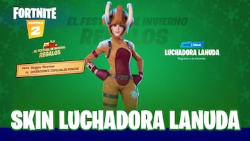 Fortnite: cómo conseguir gratis el skin Luchadora Lanuda