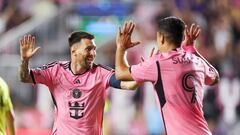The former Barcelona duo scored in the CONCACAF Champions Cup win over Nashville, which took them into the quarter-finals.