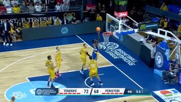 El Iberostar Tenerife gana al Peristeri y hace pleno en Europa