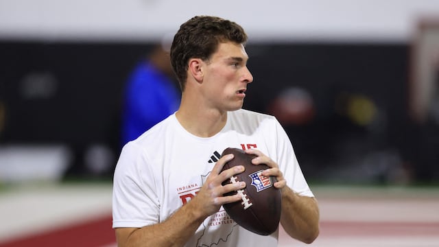 The Heisman Trophy winner had his goals clear when he transferred to Indiana - to play in the NFL. He’ll have a shot at that dream coming true in April.