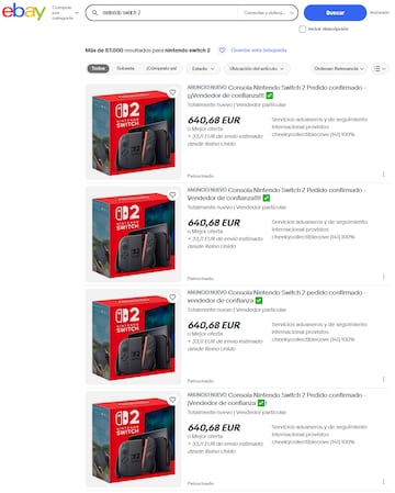 ebay nintendo switch 2