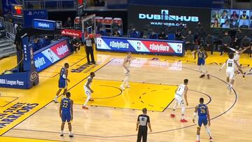 El recital de Curry contra los Nuggets de Campazzo