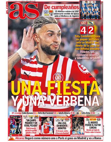 Las portadas de AS de abril