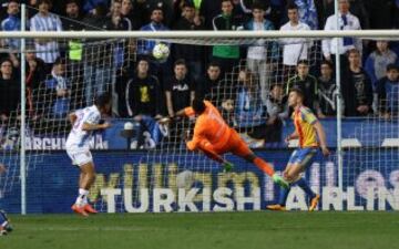 El gol en propia puerta de Kameni ante el Valencia